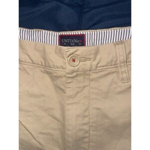 UntuckIt Men's Khaki Tech Shorts Size 36 8.5" Inseam J10